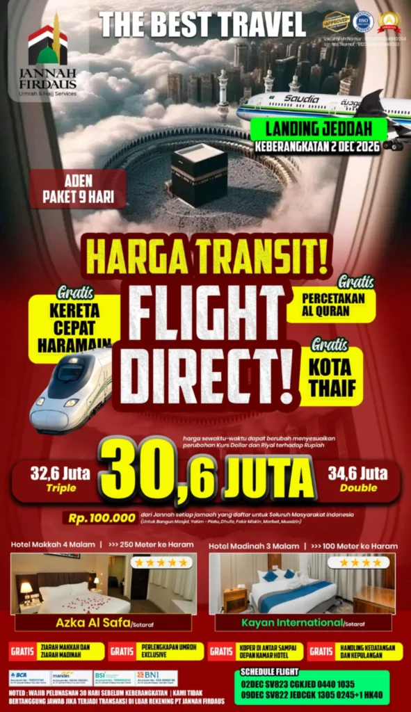 Paket Aden – 9 Hari